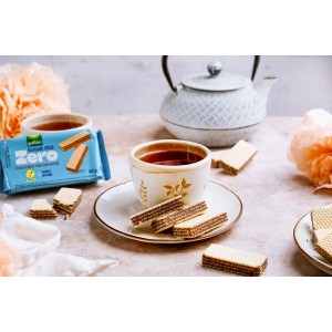 Gullón Sugar Free Wafle z nadzieniem o smaku czekoladowym 60 g